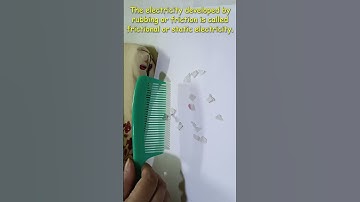 Thumbnail of Frictional/Static Electricity #education #StaticElectricity#ElectrostaticFun#ChargeUp #ScienceShorts