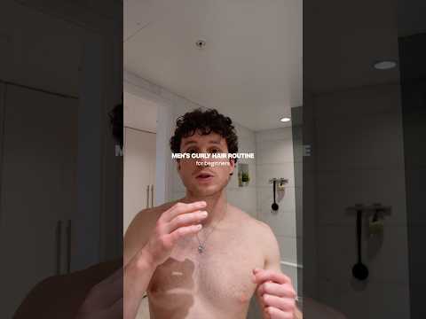 Men’s Curly Hair Routine for Beginners #hairstyle