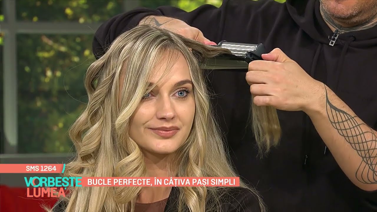 Buclele perfecte, în câțiva pași simpli