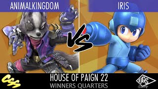 [House of Paign 22] Winners Quarters: AnimalKingdom (Wolf) vs. Iris (Mega Man)