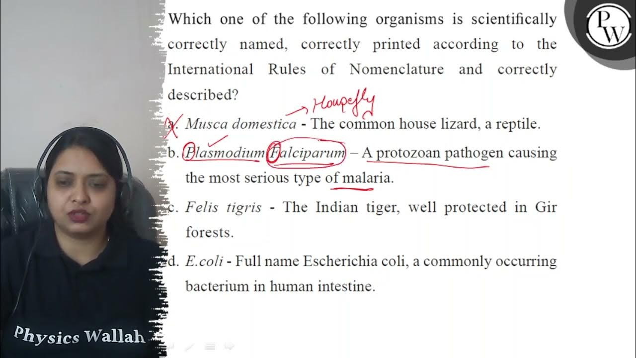 which-one-of-the-following-organisms-is-scientifically-correctly-na