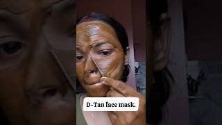 D-tan face Mask #shorts #ytshorts #skincare #glowingskin