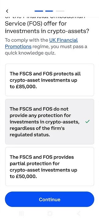 How to Pass the Coinbase FSCS FOS annoying quiz - YouTube