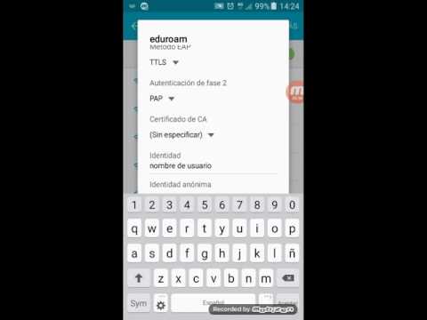 Configurar eduroam en Android