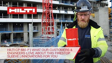 Hilti CP 680-P firestop sleeve | What our customers & engineers love about it | Innovations For You