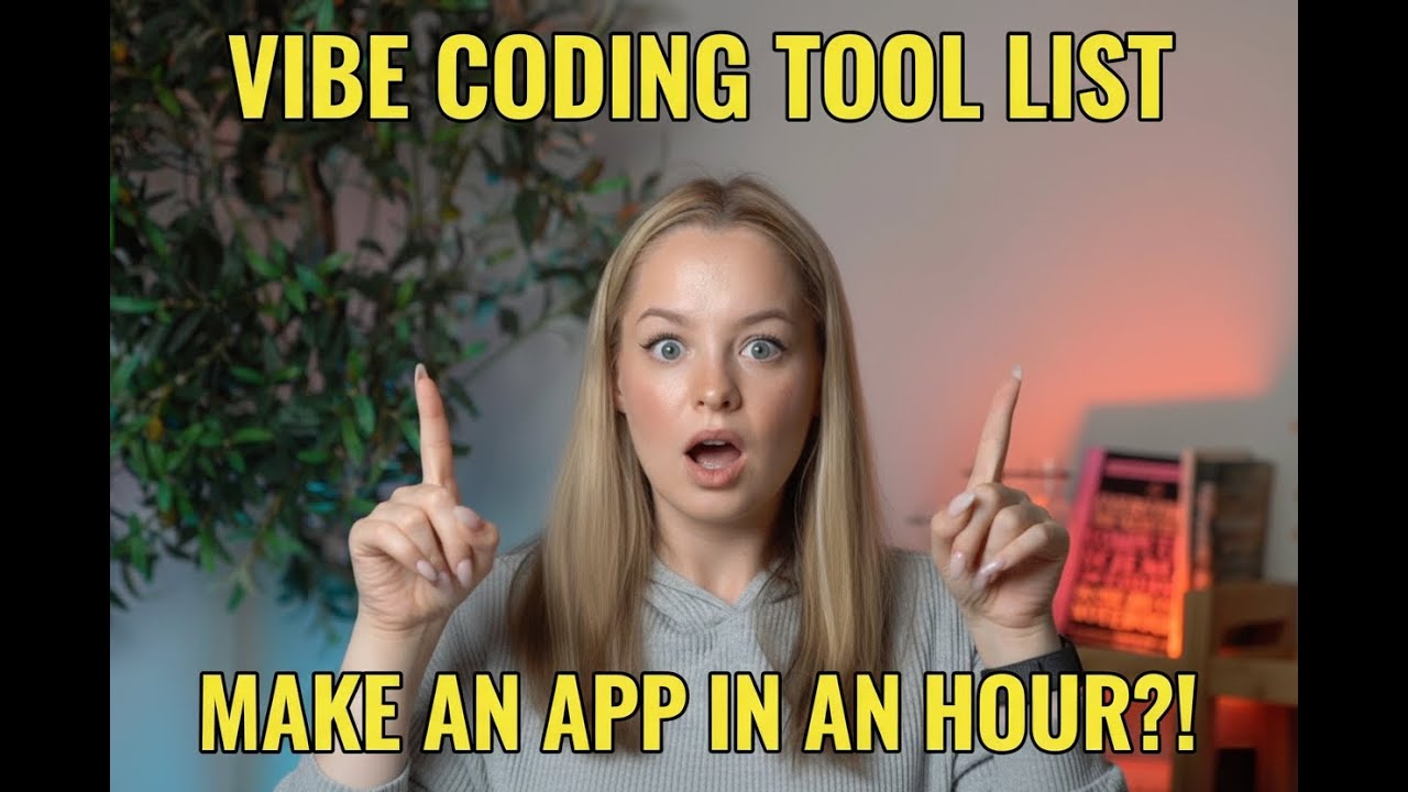 My Vibe Coding Tool List - How to Make an App in an Hour! - YouTube