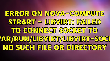 Failed to connect socket to 