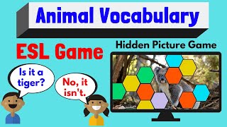 ESL Game Animals | Animal Vocabulary | Animal Guessing Game screenshot 5