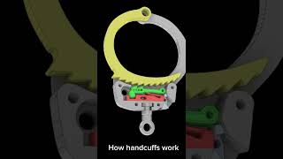 How handcuffs work #design #machine #solidwork #cad