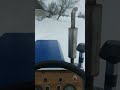 Саморобний трактор зима.