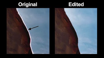 Clean up Chromatic Aberrations on Distant Mountain