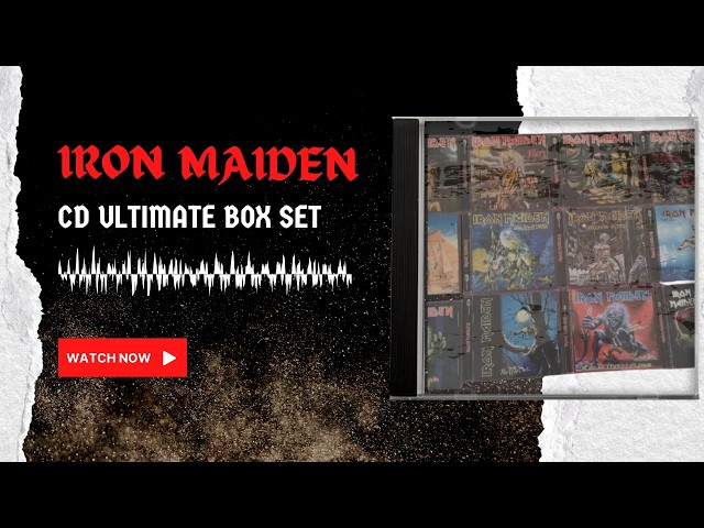 Unboxing: [Limited Edition] Iron Maiden Box Set CD 12 Album 15 CD