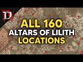 ALL 160 Altars of Lilith Locations - DIABLO 4