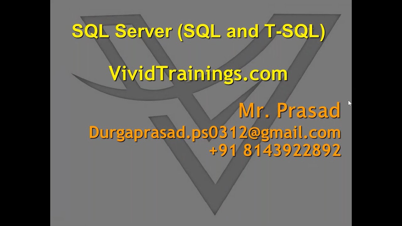 SQL server types of joins - Cross Join - YouTube