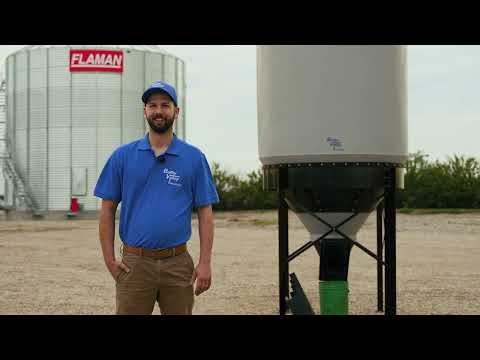 Buffer Valley Industries HB-100 Hopper Bottom Bin | Product Overview | Flaman Agriculture