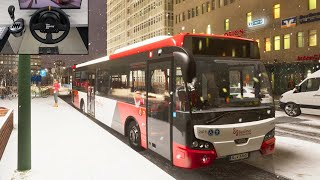 The Bus - Snow Weather Gameplay | Thrustmaster TX Steering Wheel Gameplay screenshot 4