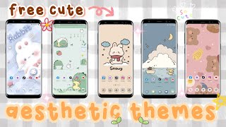 ~2022 free cute aesthetic themes🦩✨ Part 1 | Samsung ☆🐻 screenshot 3