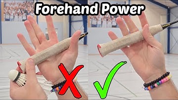 Badminton Forehand Power - 6 Tips to Get More Power