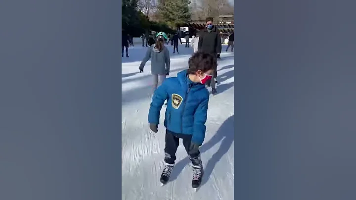 Leo ice skating
