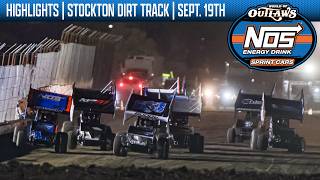 World of Outlaws NOS Energy Drink Sprint Cars | Stockton Dirt Track | Sept. 19, 2026 | HIGHLIGHTS