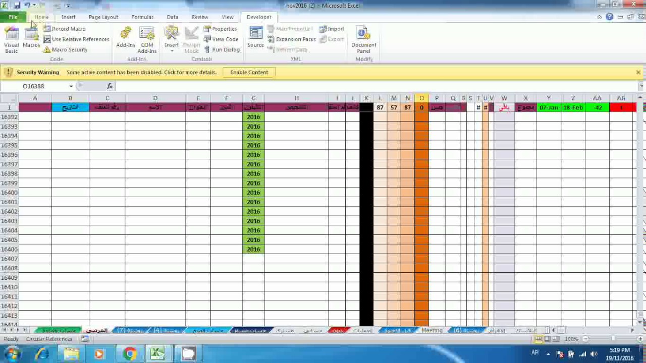 Excel Charts Greyed Out