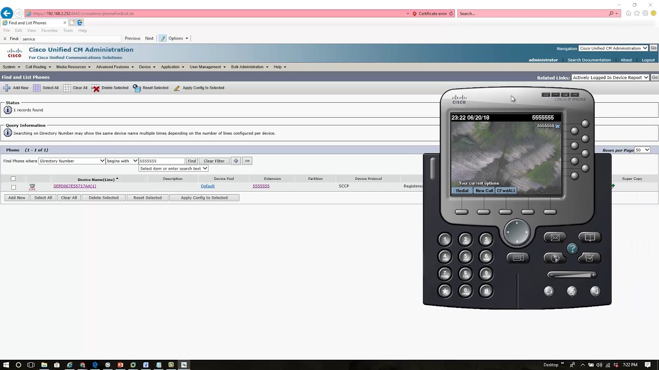Dynamic Phone Directory Implementing on the Call Manager (6 of 7) - YouTube