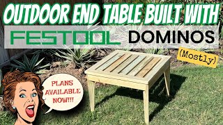 Easy Build Outdoor End Table Using Festool Dominos