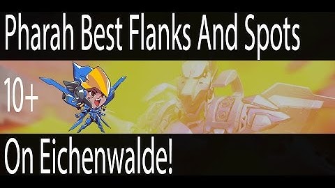 Eichenwalde BEST Pharah Jump Spots, Flanks And More!