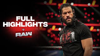 Full highlights: Raw, Sept. 29, 2025
