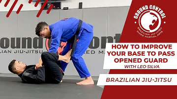 Improve your base to counter Opened Guard. w/ Leonardo Silva.