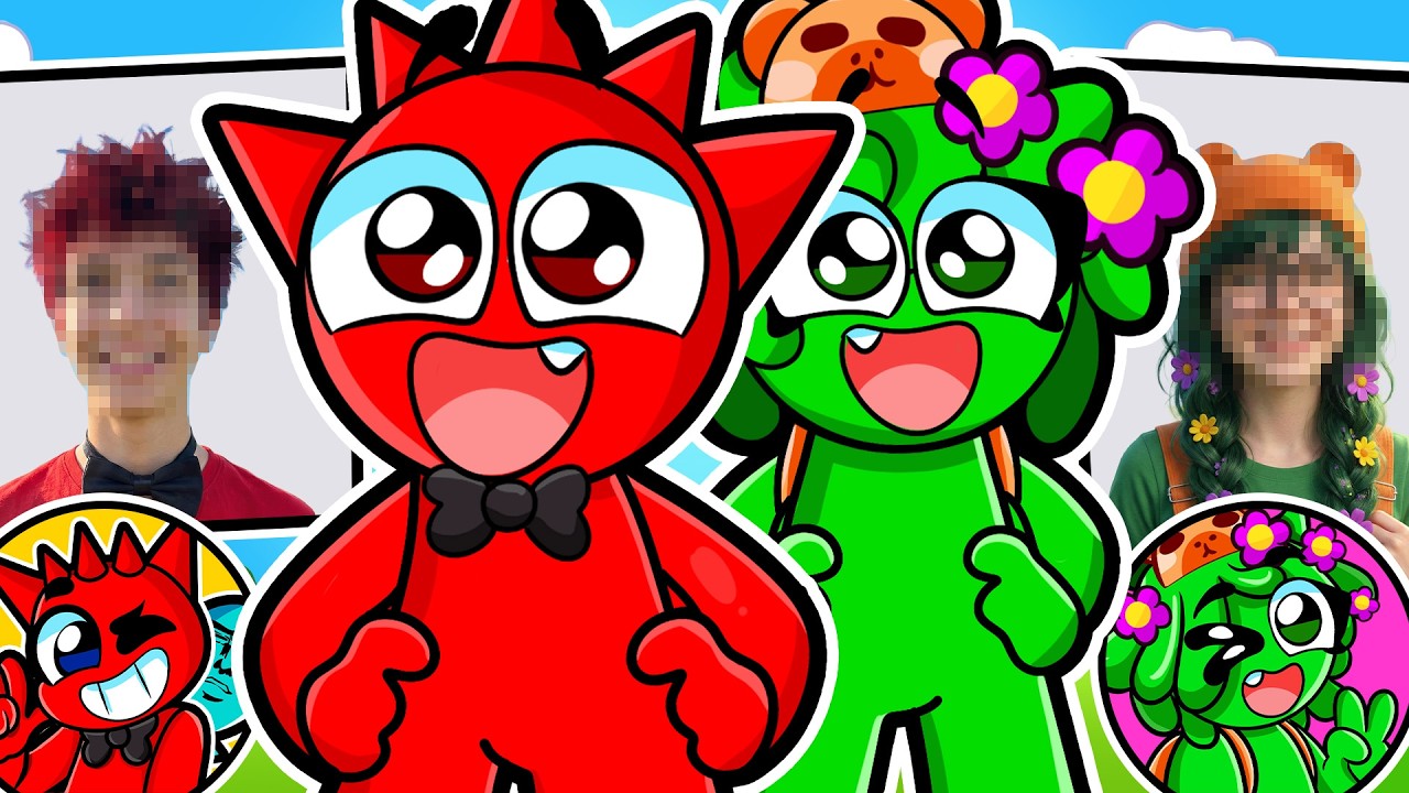 JUGAMOS con NUESTROS CUERPOS de la VIDA REAL en ROBLOX!