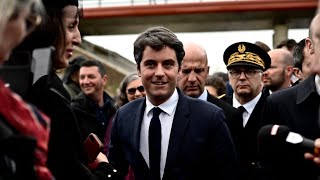 À Agen, Gabriel Attal inaugure un pont tout en faisant campagne pour les européennes