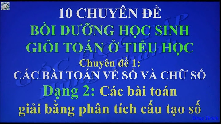 10 chuyên đề bồi dưỡng học sinh giỏi toán 5 năm 2024