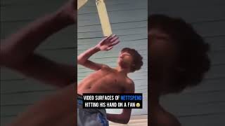 Video surfaces of Nettspend hitting his hand on a fan 😭 Profile