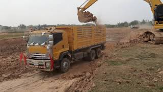 KOMATSU 200-8M0 ผ่านช่วง500ชม. ไปเรียบร้อยแล้ว กับช่วงระยะเวลา2ปีเศษๆ ไร่แม่นาง