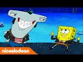 SpongeBob | Nickelodeon Arabia | الاقتراب من القروش الضخمة | سبونج بوب