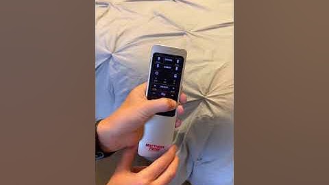 Programming remote for mattress firm adjustable base