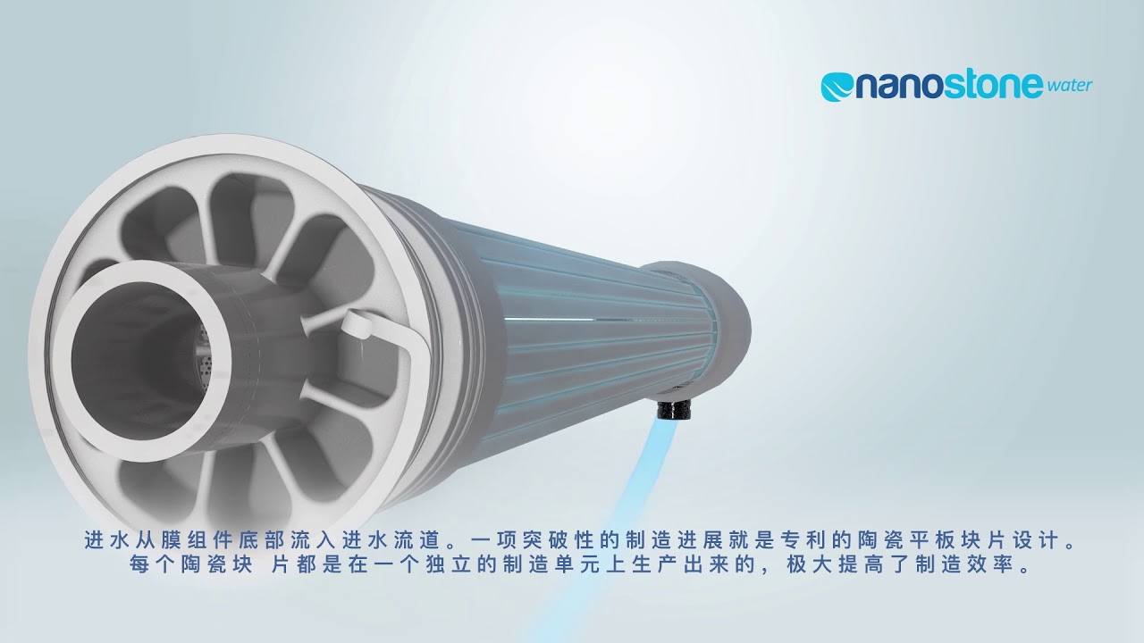 Nanostone CM151 ceramic ultrafiltration membrane module YouTube