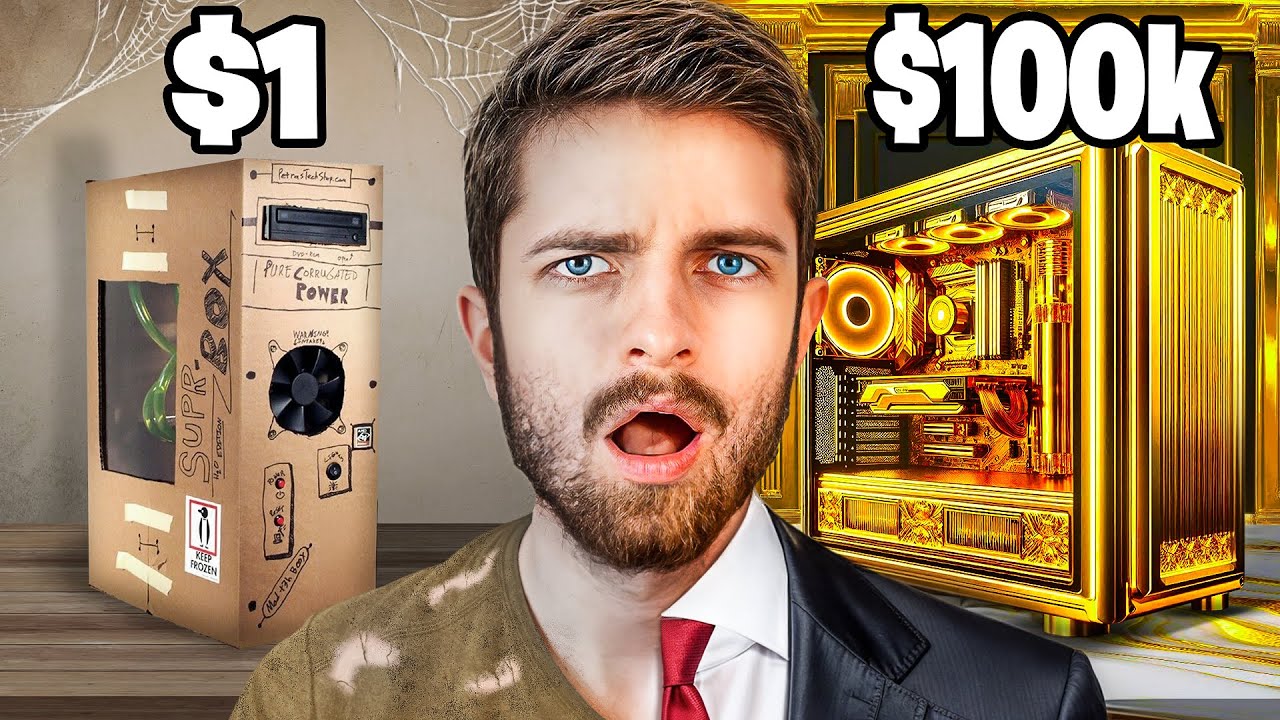 $1 VS $100,000 Gaming Setup! - Fortnite