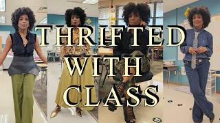 My Thrifted Styles For Class This Week