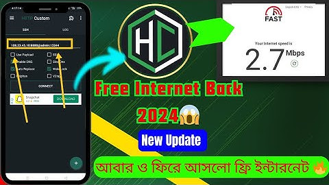 How to create Http Custom free net config |UDP free Internet back |Tutorial Bangla/SR Tech Official