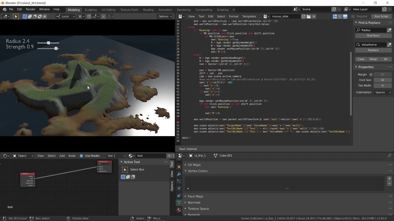 Todays work - Generic Sliders  [set and display values]