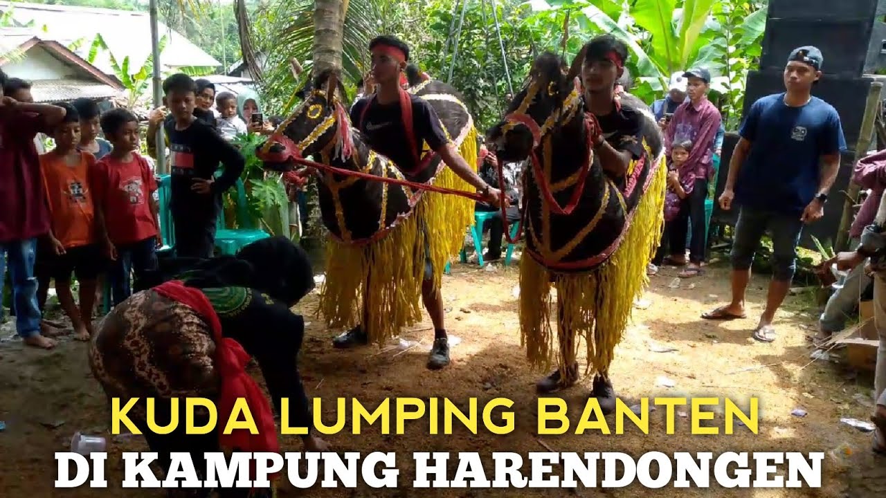 Seru ‼️KUDA LUMPING PANDEGLANG BANTEN DI KAMPUNG HARENDONGEN