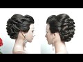 Easy Bridal Hairstyle For Long Hair || Twisted Updo Tutorial