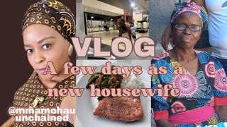 VLOG|| A few days as a new housewife || coping with grief || Workout 🏋️‍♂️