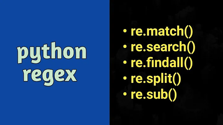 Python regex Hands-on | re.match | re.search | re.findall | re.sub | re.split