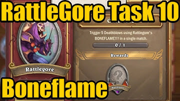 RattleGore Event Task #10: 5 Boneflame Deathblows! - Hearthstone Mercenaries Guide