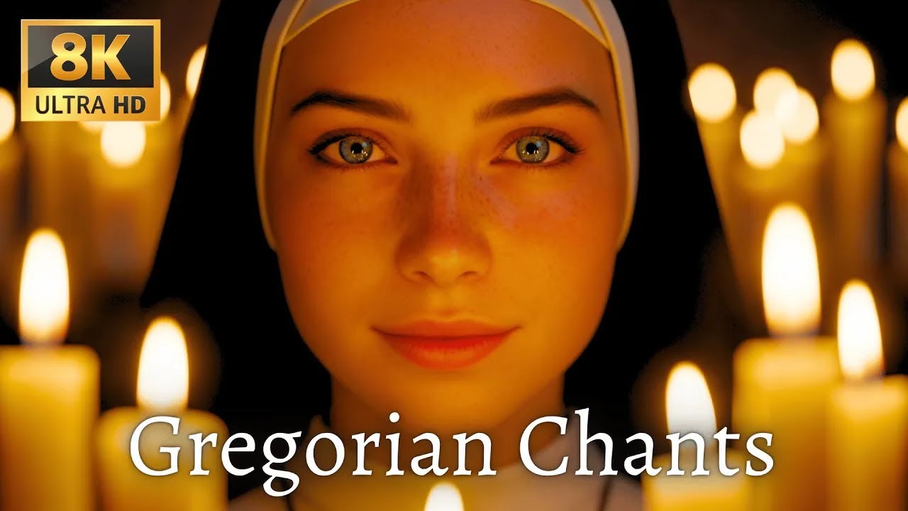 Eternal Night of Gregorian Chants – Monastic Harmony for Peaceful Rest and Spirit’s Light Inspire