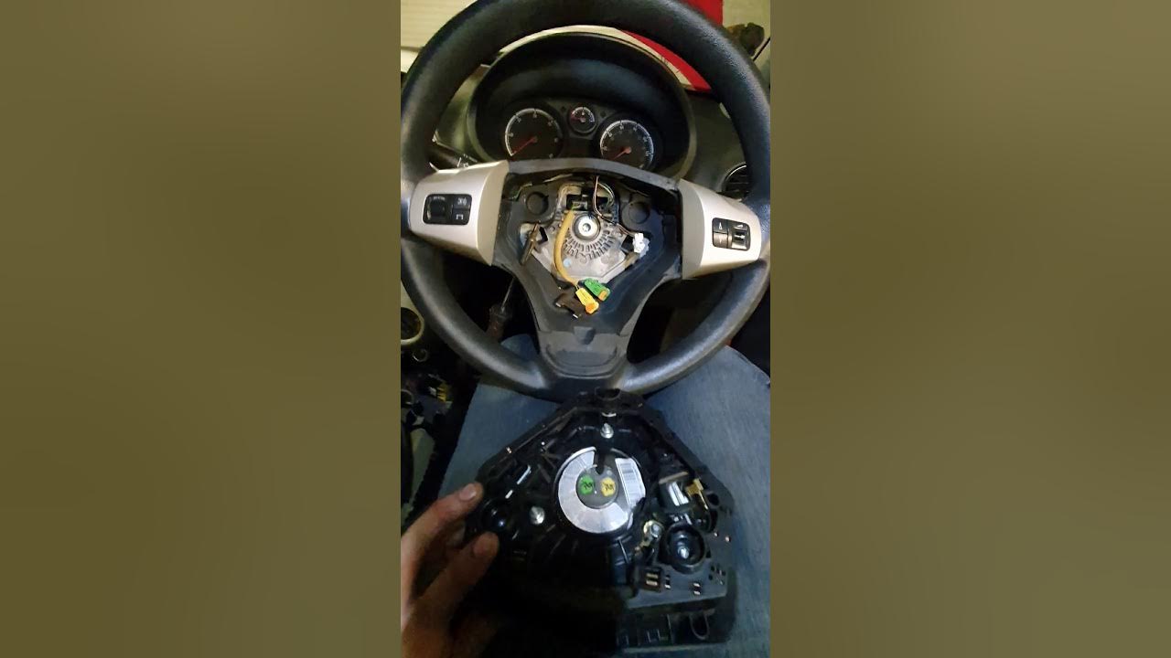 How to remove the steering wheel vauxhall corsa D YouTube