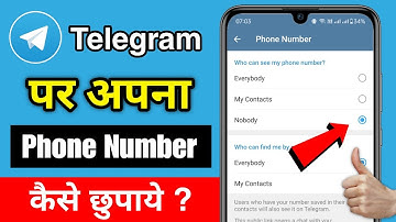Telegram me apna number kaise chupaye | How to hide mobile number on telegram | Telegram number hide